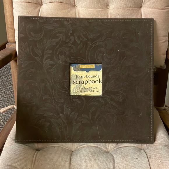 Never used, velvet, floral, middle square cutout display scrapbook. Very soft. - Picture 2 of 13